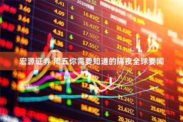 宏源证券 周五你需要知道的隔夜全球要闻